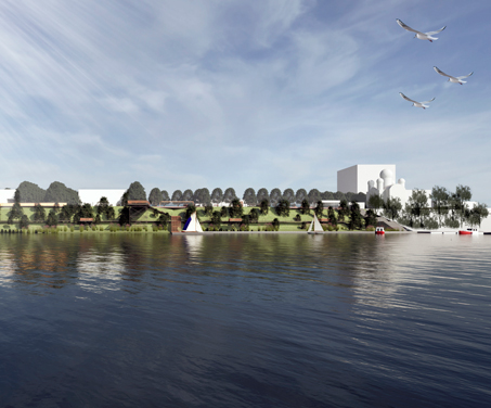 Благоустройство набережной г. Кировск