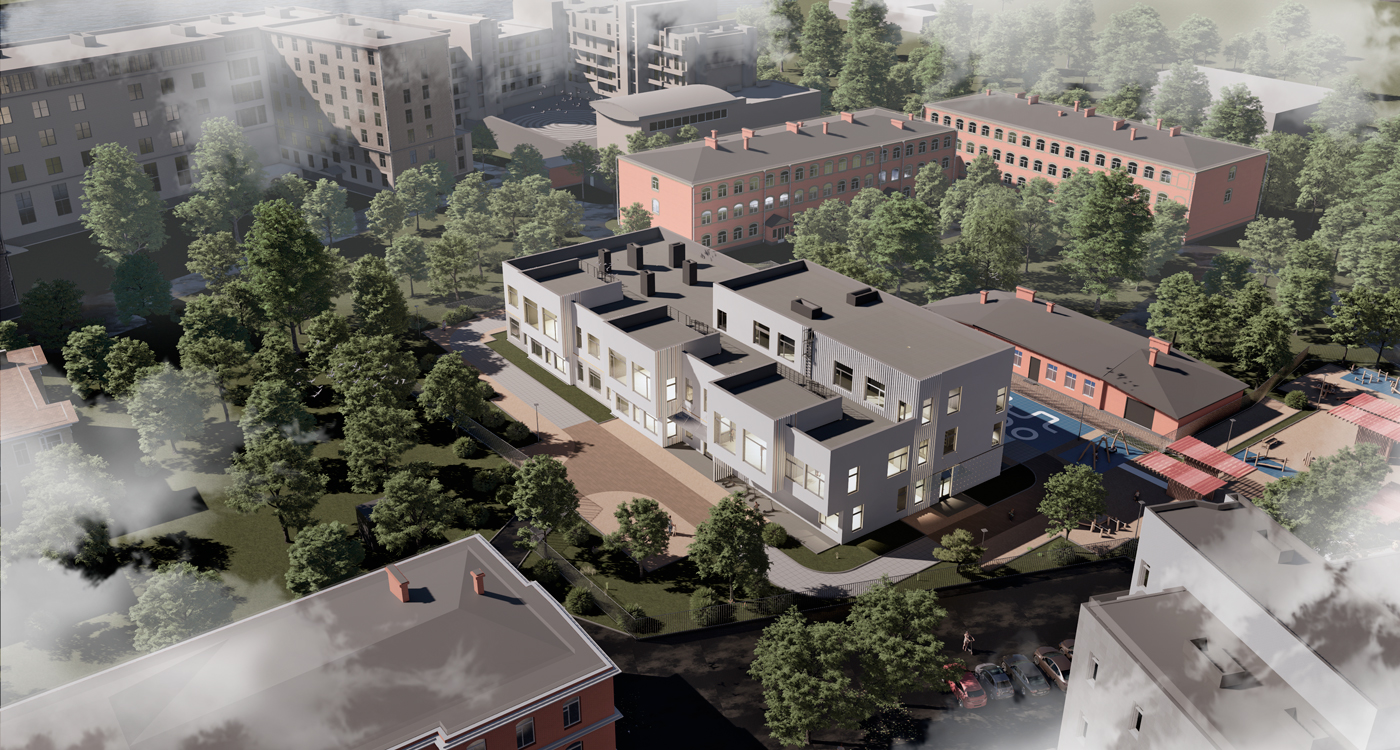 Детский сад с бассейном на 110 мест