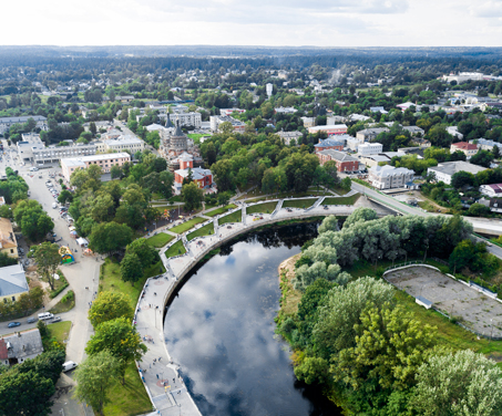Благоустройство набережной  г. Луга